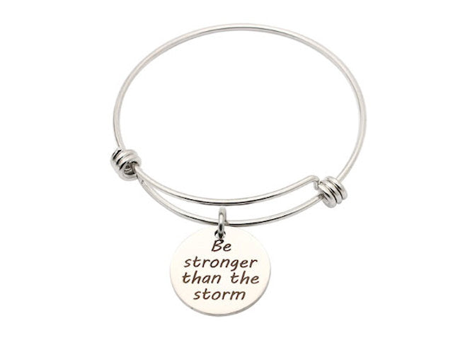 Bracelet "Be Stronger Than The Storm" 