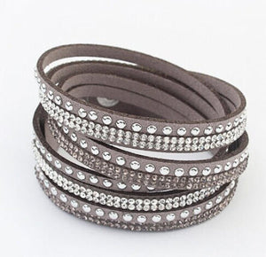 Leather Wrap Wristband