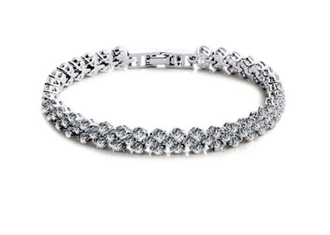 Crystal Rhinestone Bridal Design Bracelet