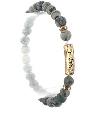 Bracelet Stretch Faith Message 