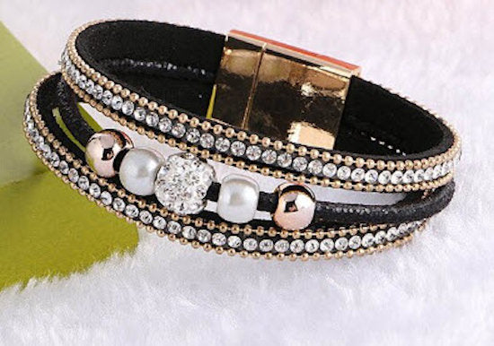 bracelet leather black