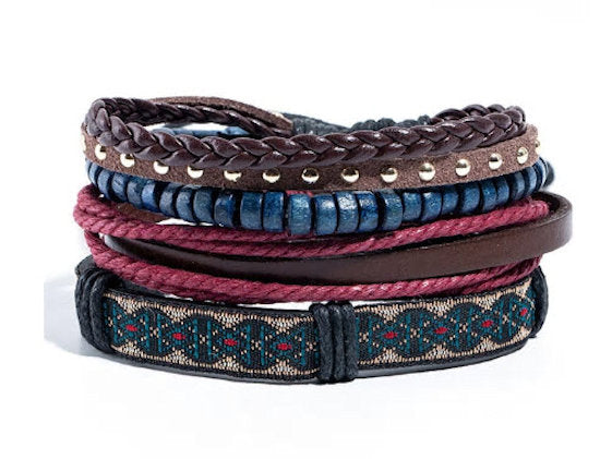 bracelet multi layered boho 