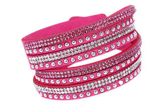 bracelet wrap hot pink