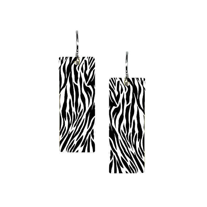 Zebra pattern Earrings