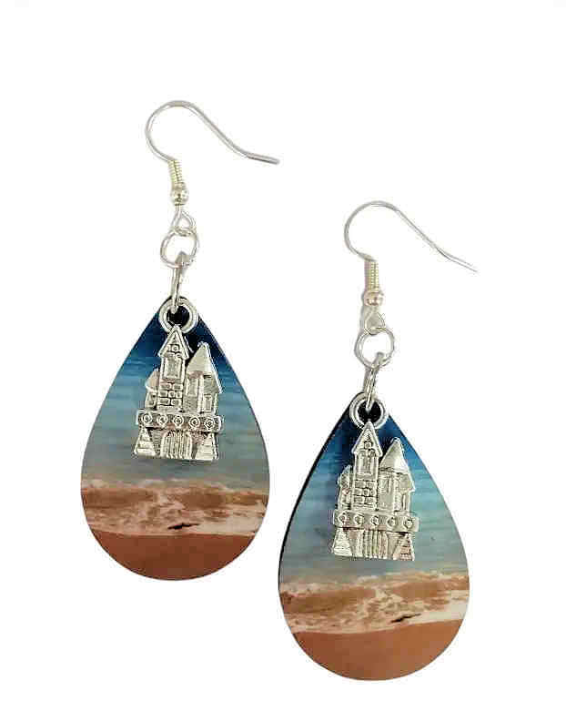 Sandcastle earrings