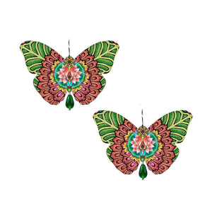 Butterfly Earring with Bead