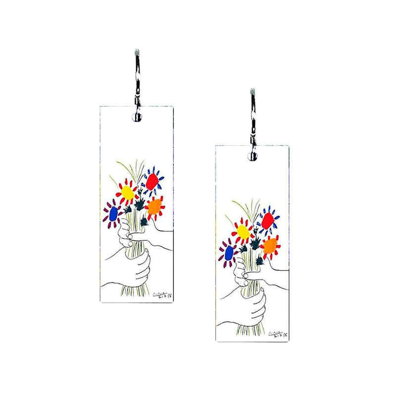 Picasso Bouquet of Peace Earrings