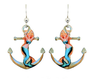 Mermaid Anchor Earrings