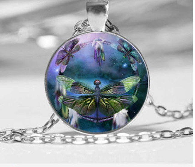 Dragonfly Pendant Necklace
