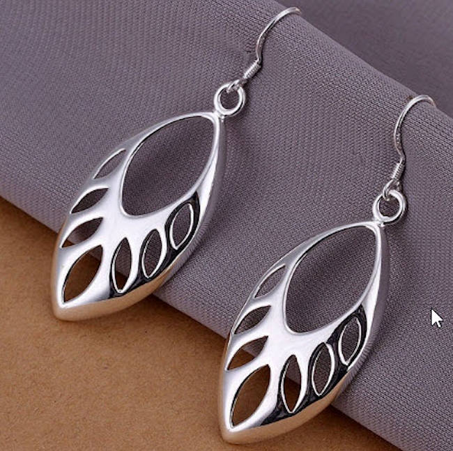 Sterling Silver Tear Drop Earrings