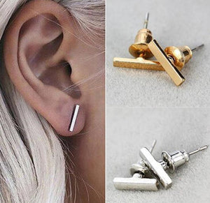 earrings small bar studs