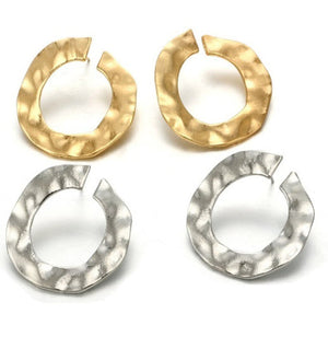 Twisted Round Stud Earrings