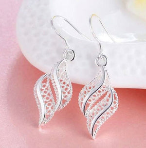 earrings silver filigree