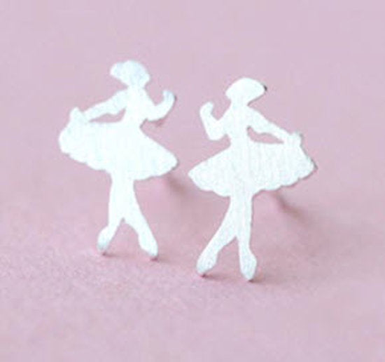 ballerina stud earrings