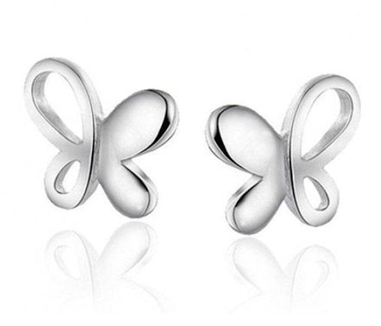 Contemporary butterfly earrings