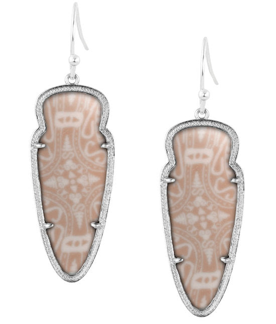 earrings Jilzarah henna rose