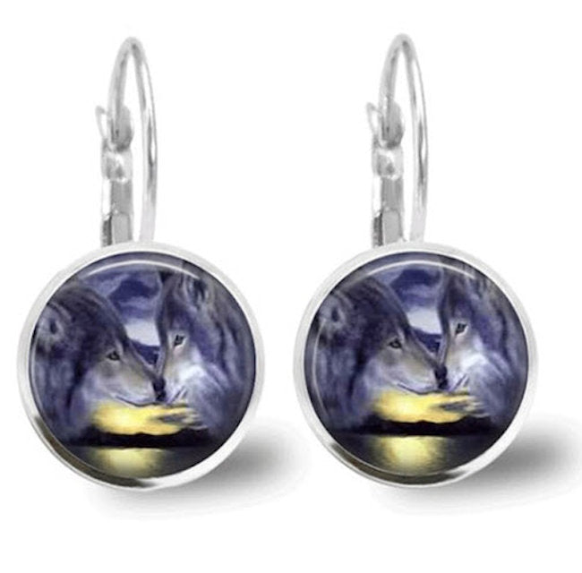 Wolf Earrings