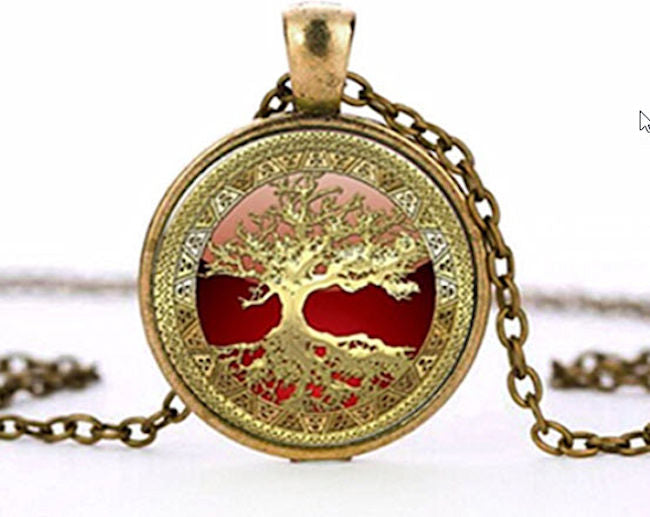 Gold Tree of Life Pendant Necklace