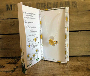 Gift Boxed Bee Necklace