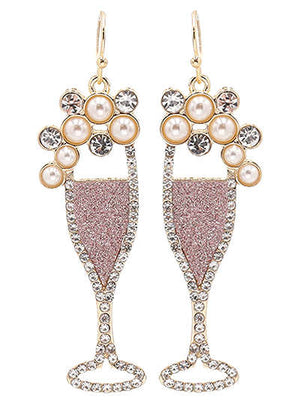 Bubbly Champaign Earrings