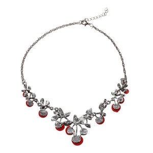 Cherry Necklace & Earring Set