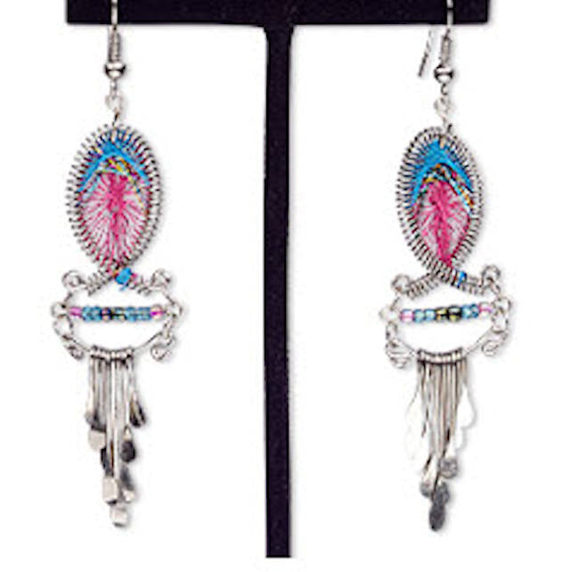 Boho multicolored Earring
