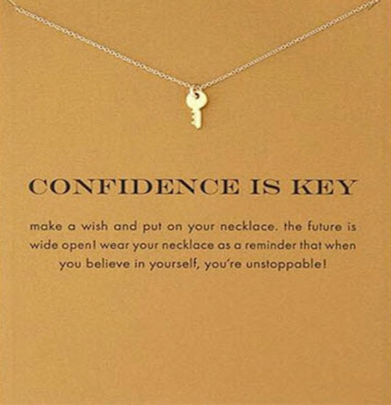necklace confidence is key