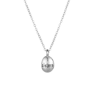 Necklace Sister pendant silver adjustable chain