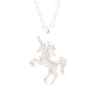 Necklace Small Unicorn Silver Adjustable Chain