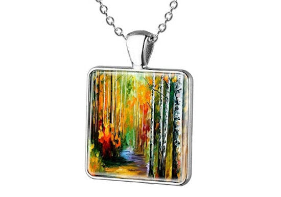 Autumn Scene Necklace