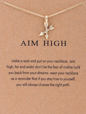 necklace aim high