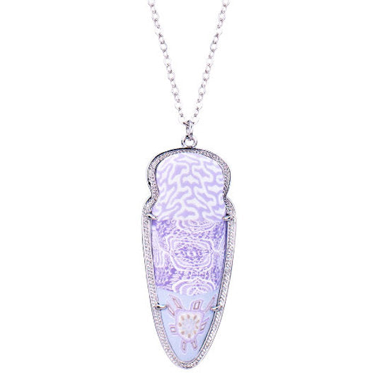 Jilzarah necklace lavendar