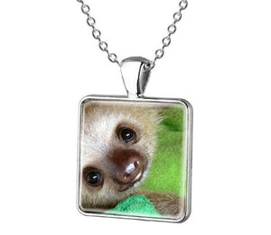 necklace baby sloth