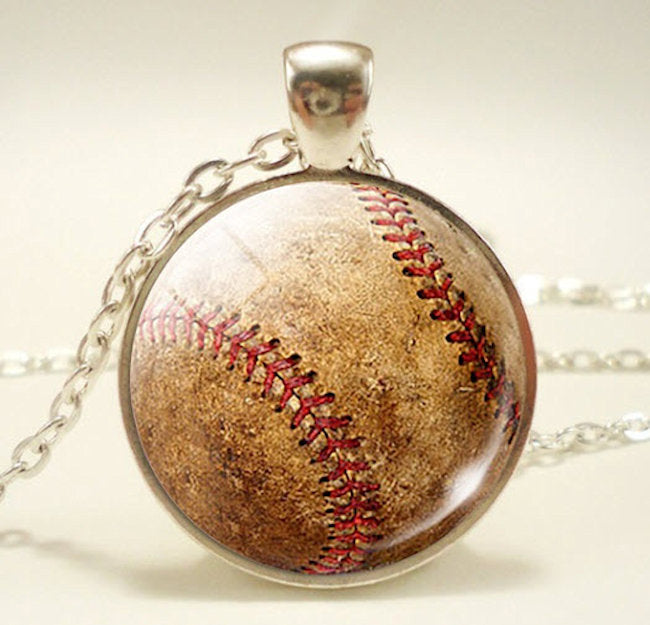 Old Baseball necklace
