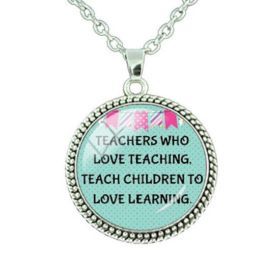 necklace teacher who love