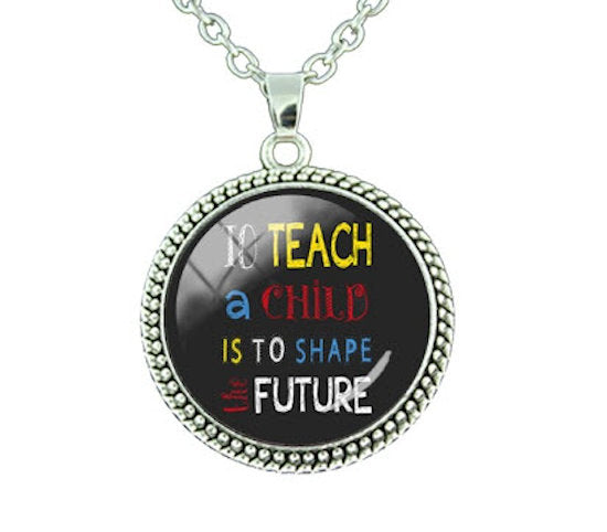 necklace teacher child future
