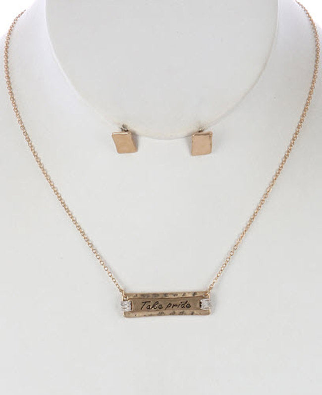 jewelry set take pride