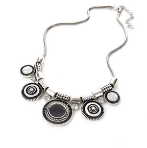Black and White contemporary necklace