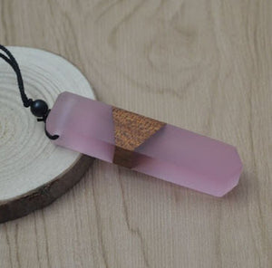 Wood and Resin Necklace