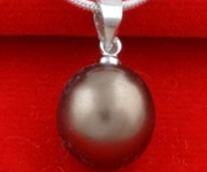 pearl brown pendant