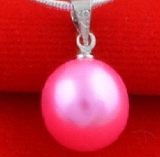 pendant pearl hot pink