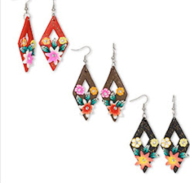 Earrings Polymar clay