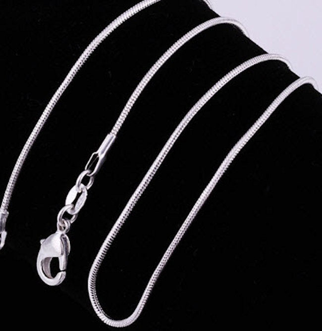 Sterling Silver 22 inch Snake Chain Magnolia Mountain Jewelry