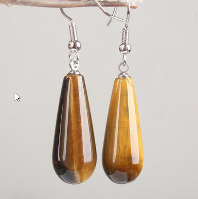 Tiger eye Earring