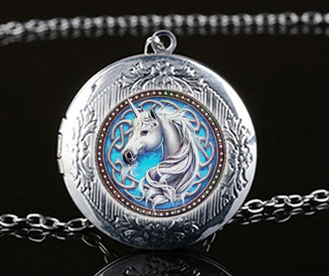 Unicorn Locket Necklace
