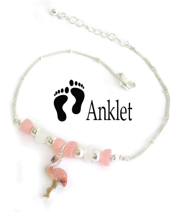 Flamingo Ankle Bracelet