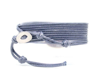 Multilayer Bracelet with Amethyst