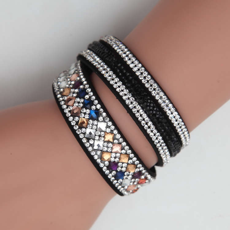 rhinestone wrap bracelet