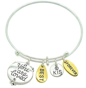 Inspirational Charm Bracelet for Mom