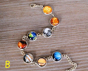 Bracelet with Solar System